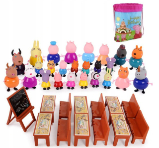 Obrázky Pump Peppa 38Sztuk School + Sack