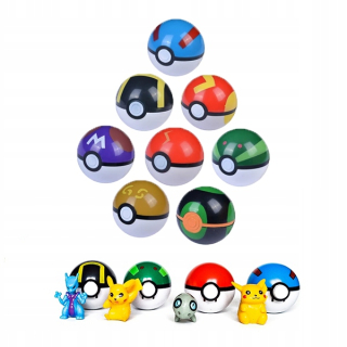 Figúrky Pokemon Pokéballov 2 modely