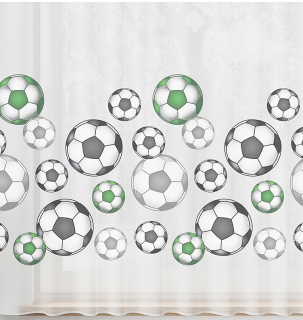 Detské záclony - Opona “futbalové lopty- Waal 250x150