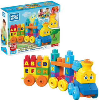 Stavebnica - FISHER PRICE Hudobný vláčik ABC FWK22