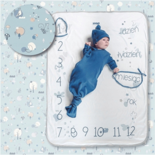 Prikrývka, prehozy na posteľ - Kerstin Minky prikrývka 50x75 prešívaná detská prikrývka