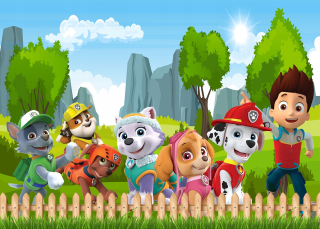 Paw Patrol - Nástenný výjav PSI hliadkové deti rozprávka rozprávka