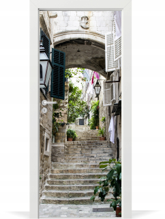Samolepky do detskej izby - Self -adhézne nástenné nástenné nástenné ulice Dubrovnik