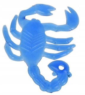 Voľný a jednoduchý Mully Scorpion 5cm BLUE