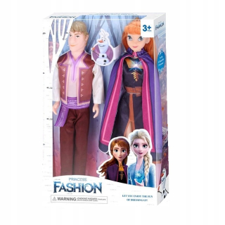 Frozen Elsa - Spievané svetlo Frozen 2 Doll Anna a Kristoff 2545
