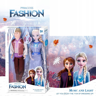 Frozen Elsa - Spievané svetlo Frozen 2 Doll Elsa a Kristoff 2581