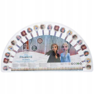 Školská taška - batoh, set, zostava - Frozen 2 - Kit 12 Krade + 8 ceruzky + Erasers FR