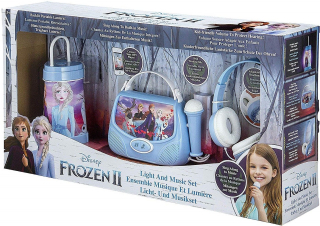 Frozen Elsa - Mrazené 2 sada ľadovej pôdy 2 3v1 karaoke kabelka