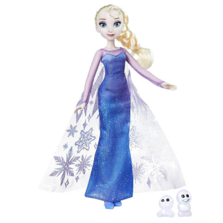 Frozen Elsa - Mrazené: ľad pozemok - Elsa bábika a snehuliaci B9201
