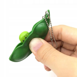 Fun Fidget Toys Fazuľa Peas Hračky Prívesky StressBal