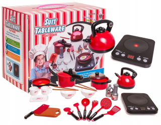 KETTLE POTS PAN SET s varnou doskou