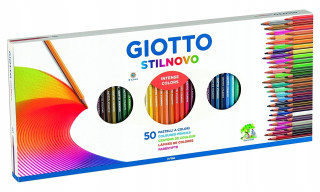 Giotto stilnovo ceruzky pastelky nastaviť 50 farieb