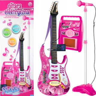 Detská elektrická gitara AMP MIKROFÓN