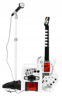 Elektrická gitara + AMP MIKROFÓN TRIPOD