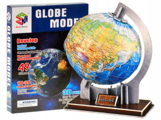 3D glóbus vzdelávacie priestorové puzzle z90936