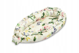 Hniezdo pre bábätko - Cocoon Socket Playpen Velvet Cotton 80x45