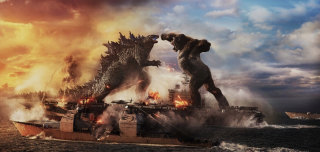 Samolepky do detskej izby - Godzilla vs Kong Sticker - plagát 90 cm K446