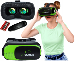 Okuliare okuliare 3D VR + diaľkové KIT pre mládež
