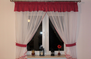 Detské záclony - Ready Curtain Veil + Lambrekin 400x160