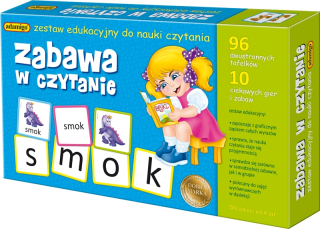 Vzdelávacia hra zábava v čítaní učenia