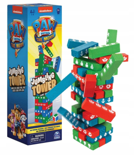 Paw Patrol - Hra Jenga Dog Patrol Drevená Dancing Tower