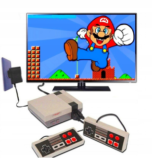 RETRO GAME CONSOLE TV PEGASUS 620 Dendy Mario hry