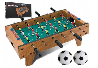 DREVENÝ STOLNÝ FUTBAL HRA.TRAMBAMBULA
