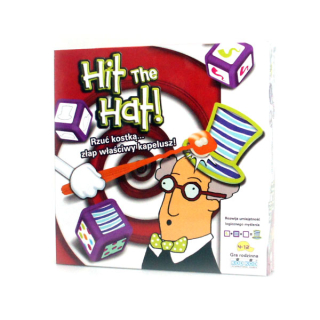 Šikovnosť hra Hit The Hat Catch Hat fúzy
