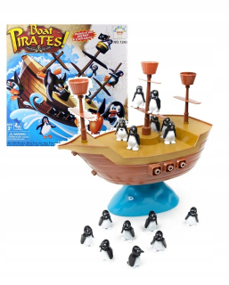Arcade Game Family Penguins lodí piráti