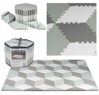 FAT MAT EDUCATIONAL puzzle FOAM XXL 78szt
