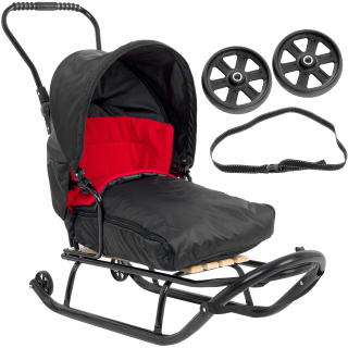 Sánky - THICK Polish SLEDS spací vak + búdka + XXL kolieska