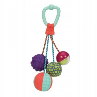 Gryzak Zmyslové Balls hrkálka B.Toys