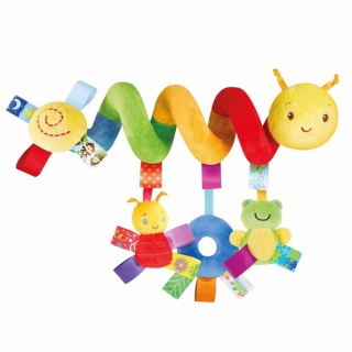 Rattle špirála pre detskú postieľku vozík