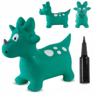 Gumový jumper dinosaurus + biela čerpadlo