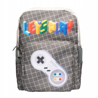 Gameration - Retro School Batoh (Gray)