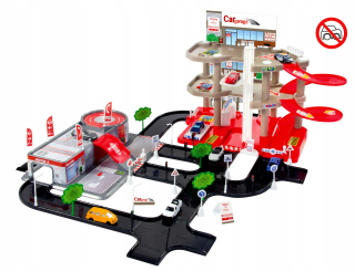 Garážové státie a 3 tier služby Mochtoys 11047