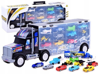 Giga sklápacie nákladné auto resoraki vrtuľník bager auto