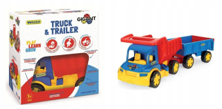 Obrie sklápač s prívesom Truck Wader 65100