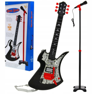 Elektrický gitarový mikrofón na statív