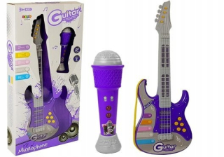 Elektrická gitara pre deti s mikrofónom