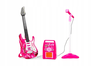 Elektrická gitara Zosilňovač Mikrofón Rose IW108