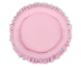 Hniezdo pre bábätko - Cocoon/Baby Playpen s frill - mudrcami