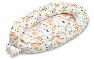 Hniezdo pre bábätko - Zamat Cocoon Socket Sensillo Peach Picnic