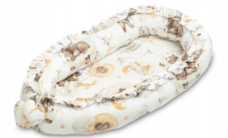Hniezdo pre bábätko - Zamatový hniezdo Sensillo Sleep Sleep Blage