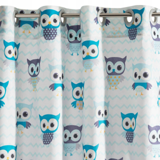 Detské závesy - Ready Curtain 140x250 Merry Blue Greats