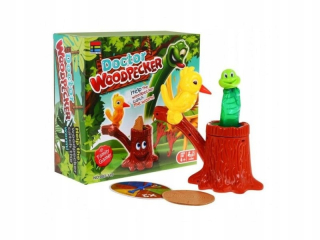 Hra Crazy Doktor Woodpecker A Robaczek chytí červa