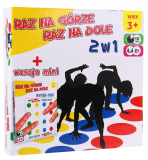 Hra raz Navrchu raz dole 2 v 1 pl