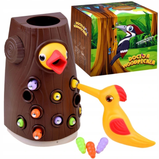 Arkádová hra WOODPECKER Worm magnet 0495GR