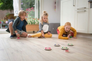 Drevená arkádová hra Curling bs toys