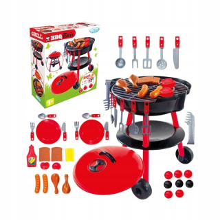 Detský domček, detský stan - Záhradný detský gril + 25 doplnkov k mochtoys